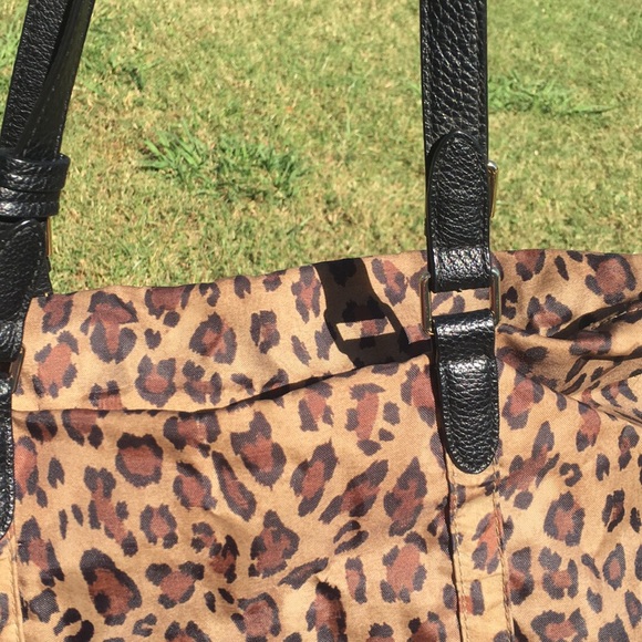 Ralph Lauren cheetah print Duffield tote bag - Picture 2 of 3